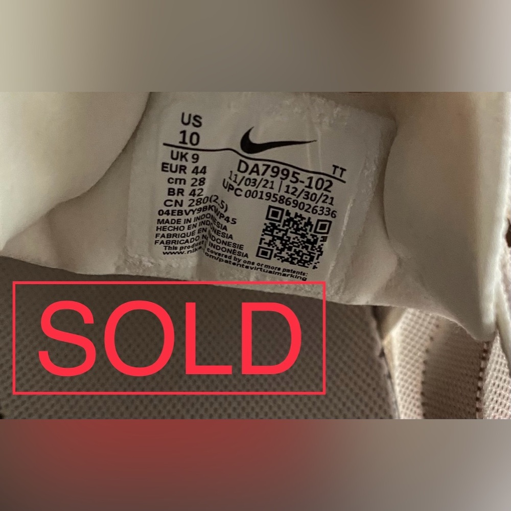 ❌SOLD OUT❌ Nike Waffle One “Natural” Sneaker DA7995 102 - Picture 14 of 15